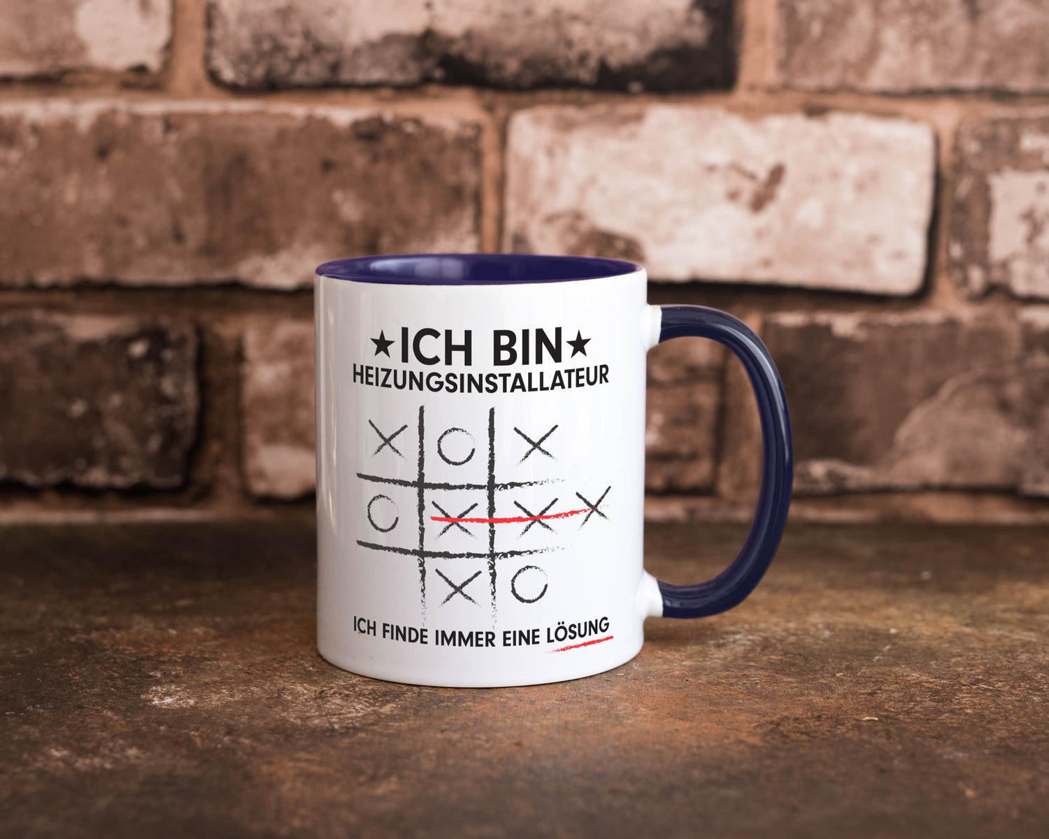 Löse Probleme: Heizungsinstallateur | Heizungsbauer Humor Geschenkidee Tasse