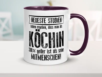 Neuste Studien: Köchin | Chefköchin Chefkoch Geschenk Arbeit Kollegen Büro