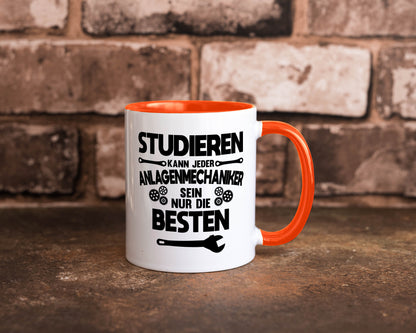 Nur die besten werden Anlagenmechaniker Humor Geschenkidee Tasse