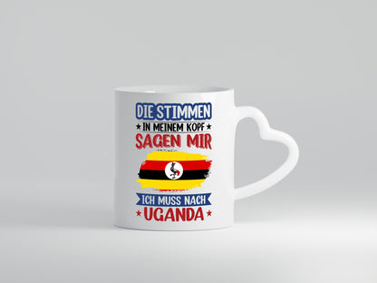 Uganda | Urlaub Stimmen in meinem Kopf Traumland v2 lustig Humor Geschenkidee
