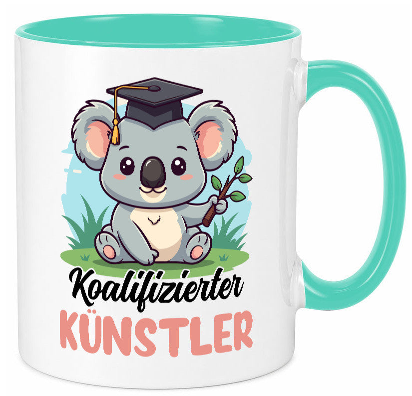 Koalifizierter Künstler | Kunst Humor Geschenkidee Tasse