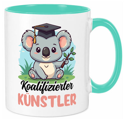 Koalifizierter Künstler | Kunst Humor Geschenkidee Tasse