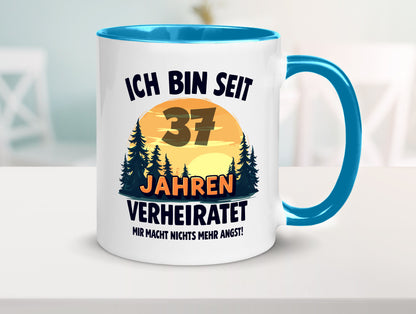 Ich bin Verheiratet | 37. Hochzeitstag Ehepaar v2 lustiger Spruch Geschenk