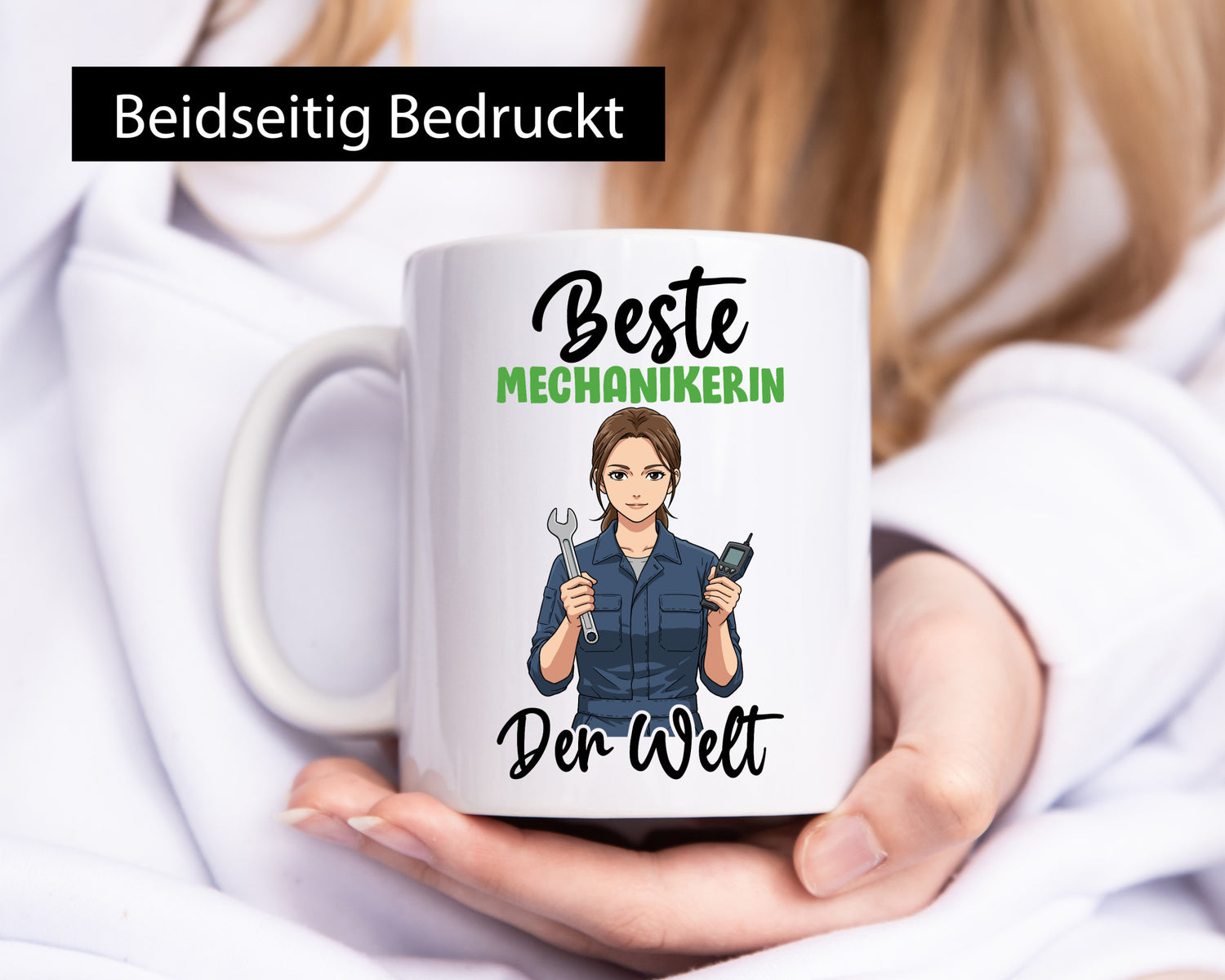Beste Mechanikerin | KFZ v2 Humor Geschenkidee Tasse