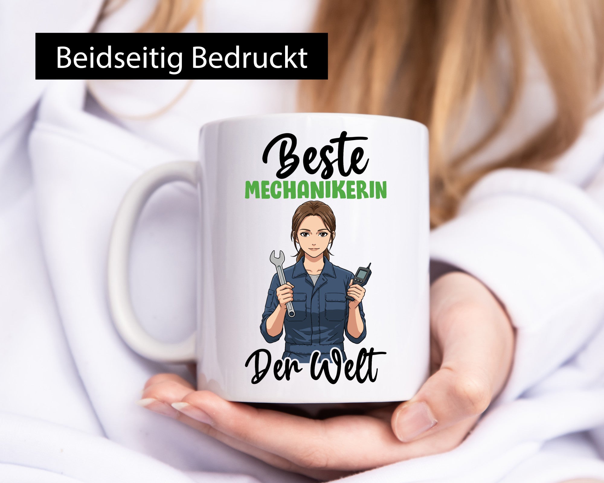 Beste Mechanikerin | KFZ v2 Humor Geschenkidee Tasse