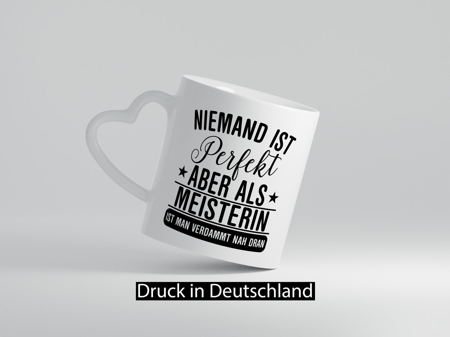 Verdammt nah dran: Meisterin | Meisterbrief Geschenk Humor Geschenkidee