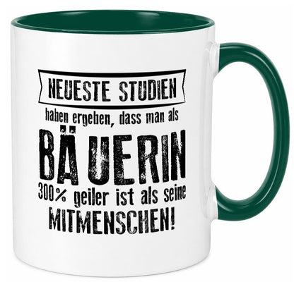 Neuste Studien: Bäuerin | Bauernhof Landwirtschaft Humor Geschenkidee Tasse
