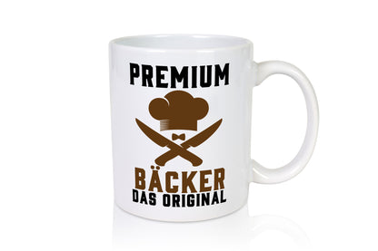 Premium Bäcker das Orginal Humor Geschenkidee Tasse