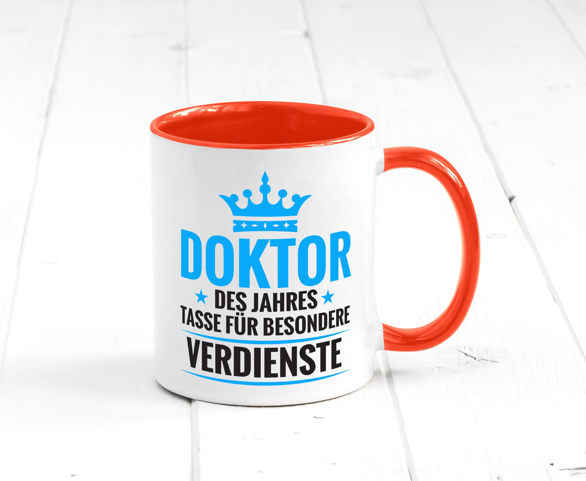 Besonderer Verdienst: Doktor | Doktorand Doktortitel Humor Geschenkidee Tasse