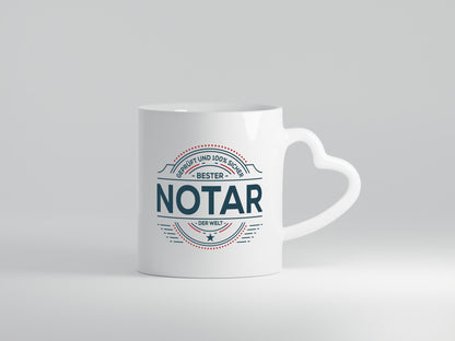 Geprüft und sicher: Notar | Jurist Geschenk Humor Geschenkidee lustiger Spruch