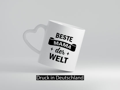 Beste Mama der Welt | Muttertag ich liebe dich Humor Familie Geschenkidee Tasse