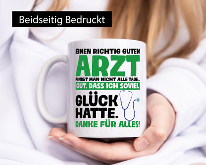 Richtig guter Arzt | Dankeschön Tasse Ärzte Spruch vl10 Geschenk Humor