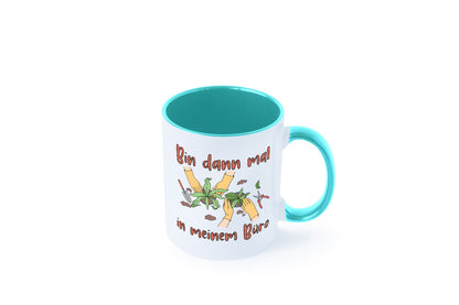 Bin im Büro | Gartenarbeit Pflanzen Humor Witz Geschenkidee Arbeit Kollegen