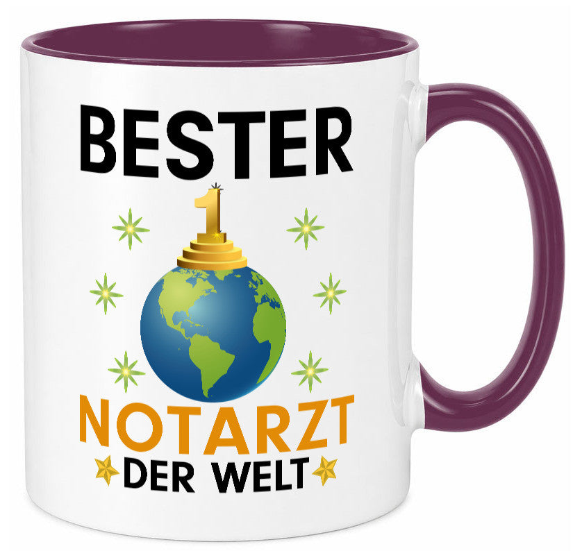 Welt Bester Notarzt | Arzt lustiger Spruch Geschenk Humor Geschenkidee Tasse
