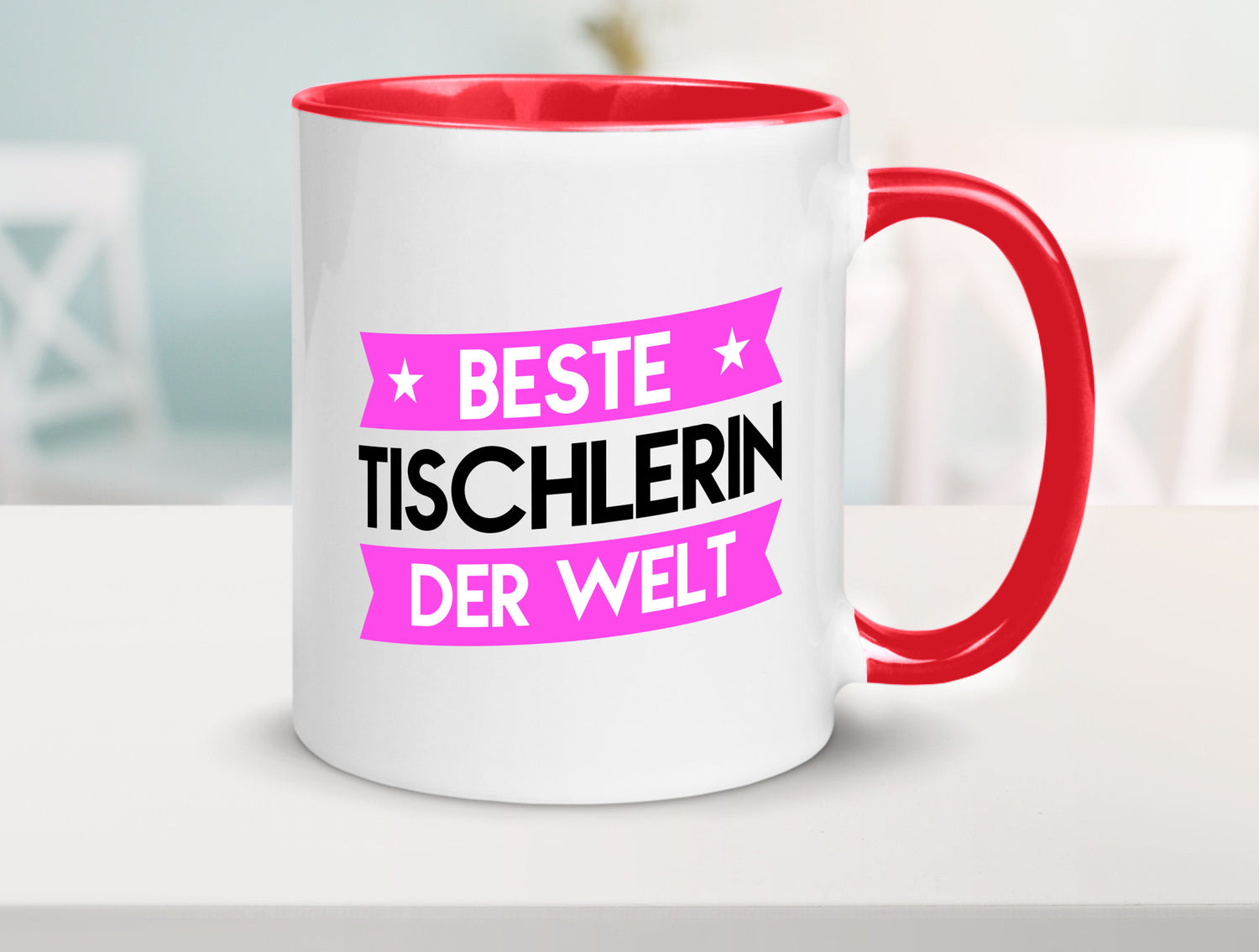 Beste Tischlerin | Tischlerei lustiger Spruch Geschenk Humor Geschenkidee Tasse
