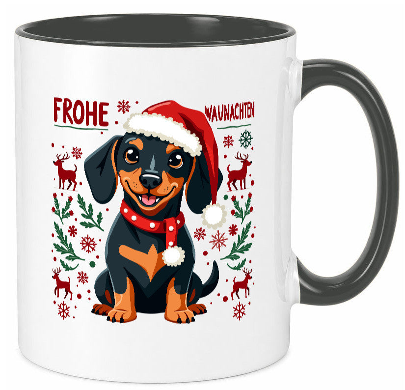 Frohe Waunachten | Ugly Christmas Weihnachtshund v2 Humor Tierliebhaber