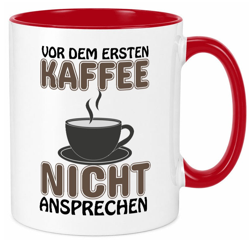 Nicht ansprechen lustiger Spruch Geschenk Humor Geschenkidee Tasse