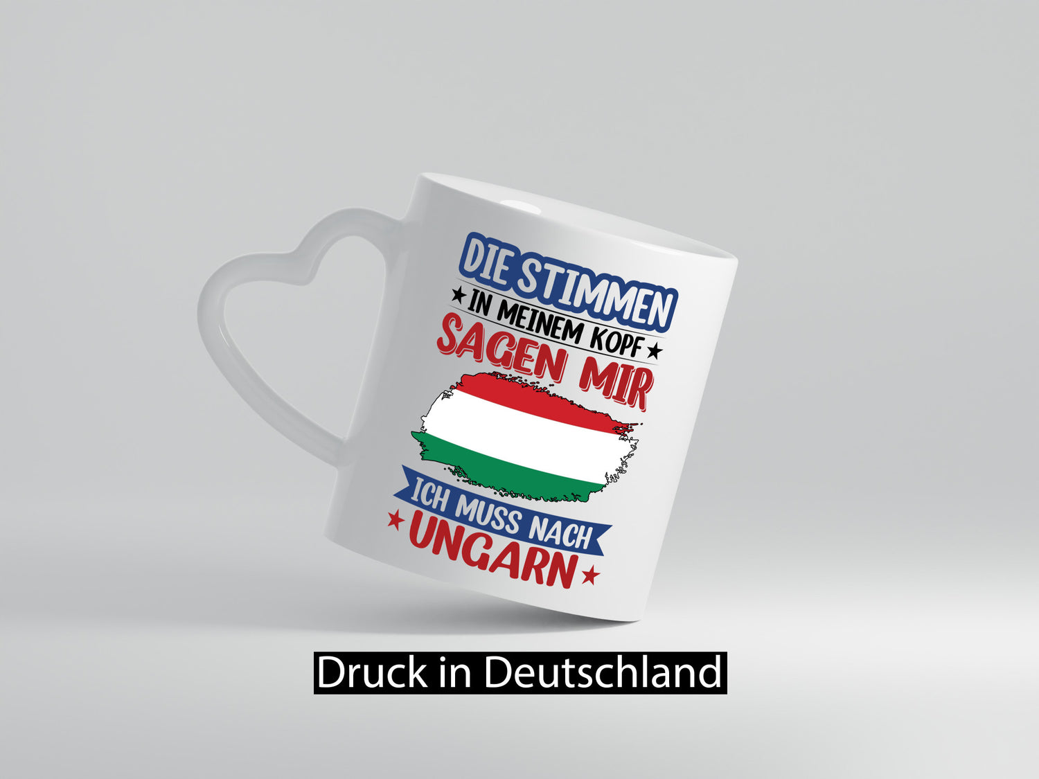 Ungarn | Urlaub Stimmen in meinem Kopf Traumland v2 Geschenkidee Humor Tasse