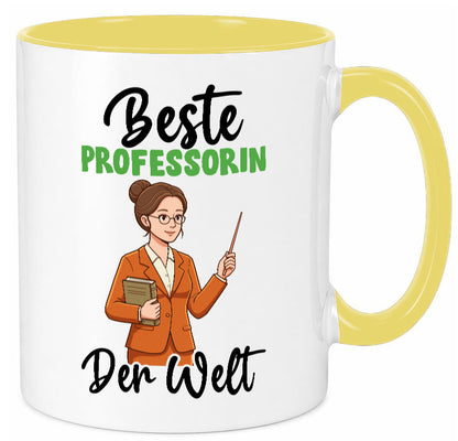 Beste Professorin | Uni Universität v2 Humor Geschenkidee Tasse
