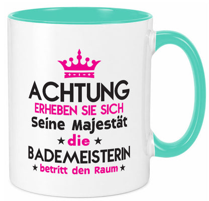 Seine Majestät Bademeisterin | Schwimmmeisterin Geschenkidee Humor Tasse