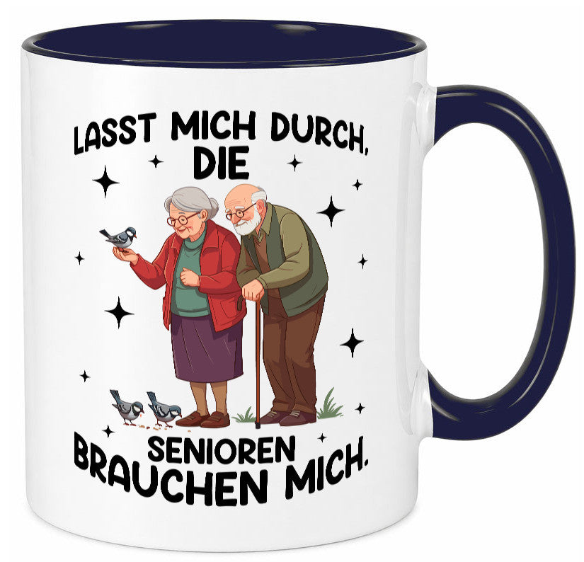 Senioren brauchen mich | Altenpflege Pflegekraft lustiger Spruch Geschenk Humor