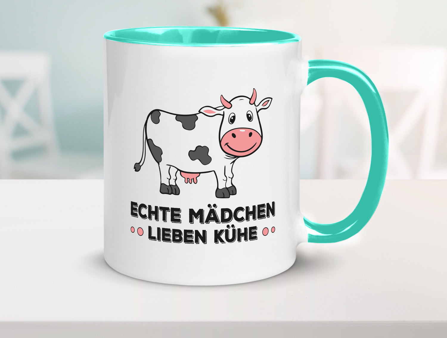 Echte mädchen lieben Kühe | Farm Farmer Bauer lustiger Spruch Geschenk Humor