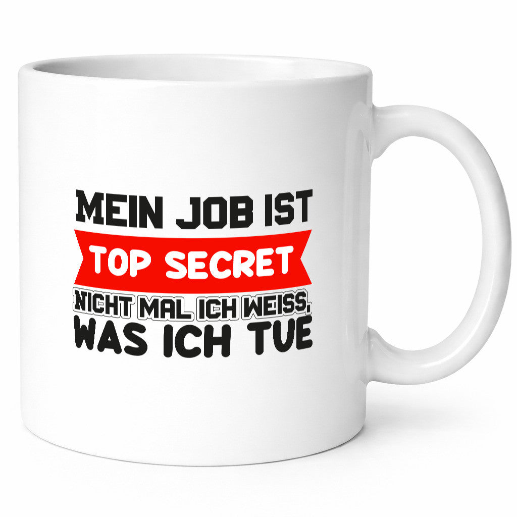 Top Secret Job | Büro Tasse Kollegen Humor Arbeit Geschenk lustiger Spruch