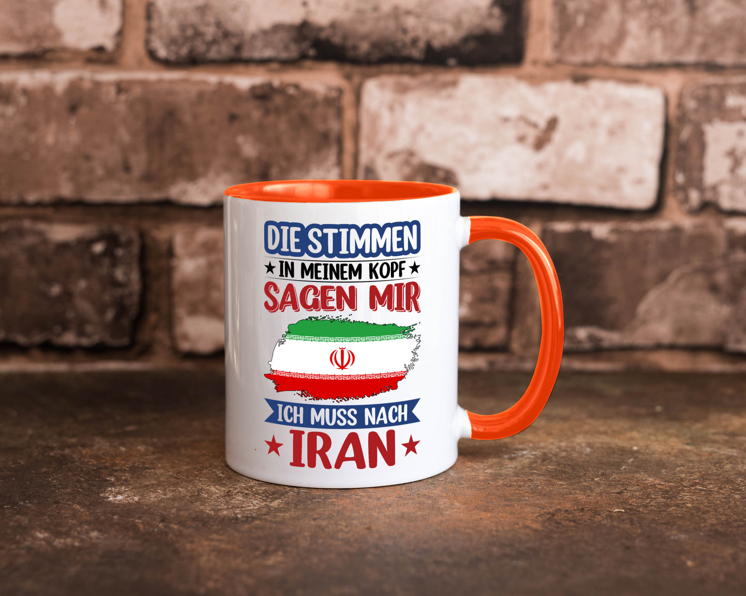 Iran | Urlaub Stimmen in meinem Kopf Traumland Humor Geschenkidee Tasse