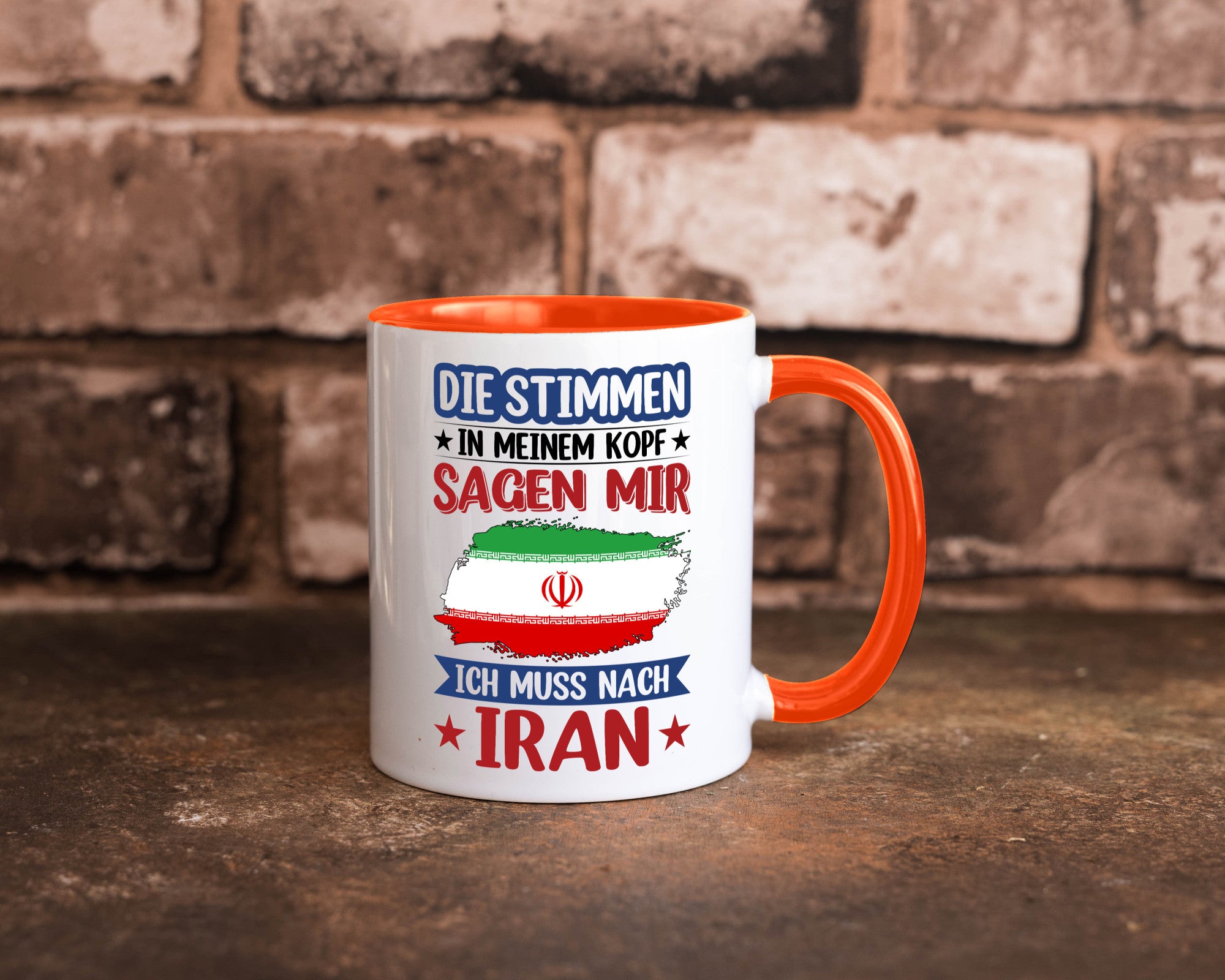Iran | Urlaub Stimmen in meinem Kopf Traumland Humor Geschenkidee Tasse