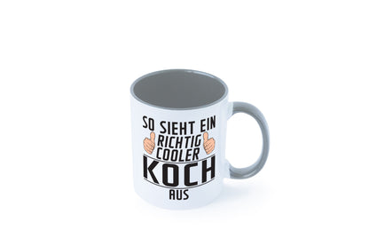 Richtig Cooler Koch | Chefkoch Humor Arbeit Kollegen Büro Geschenkidee Tasse