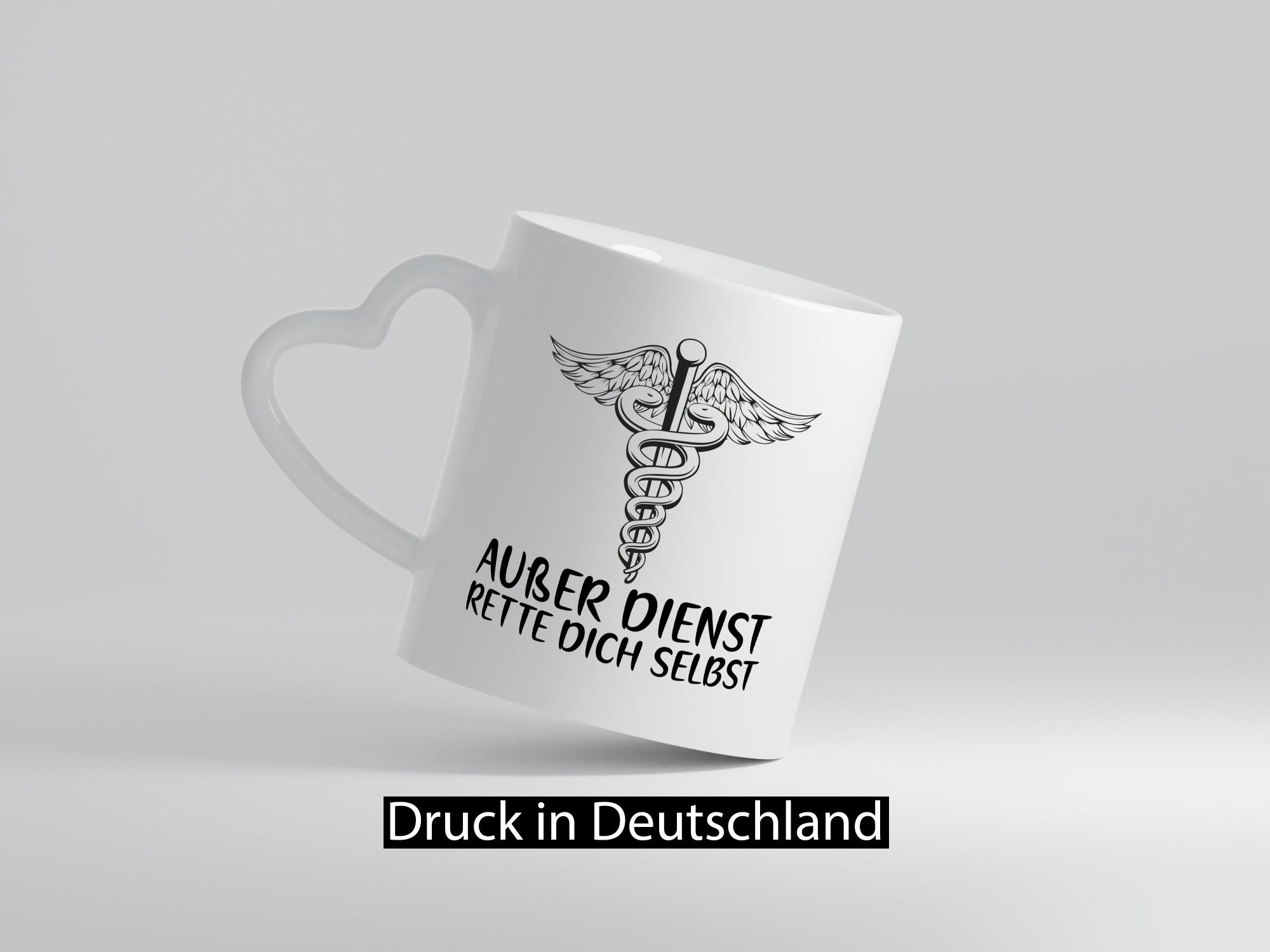 Außer Dienst | Sanitäter Rettung Rettungsdienst Puls Geschenkidee Humor Tasse