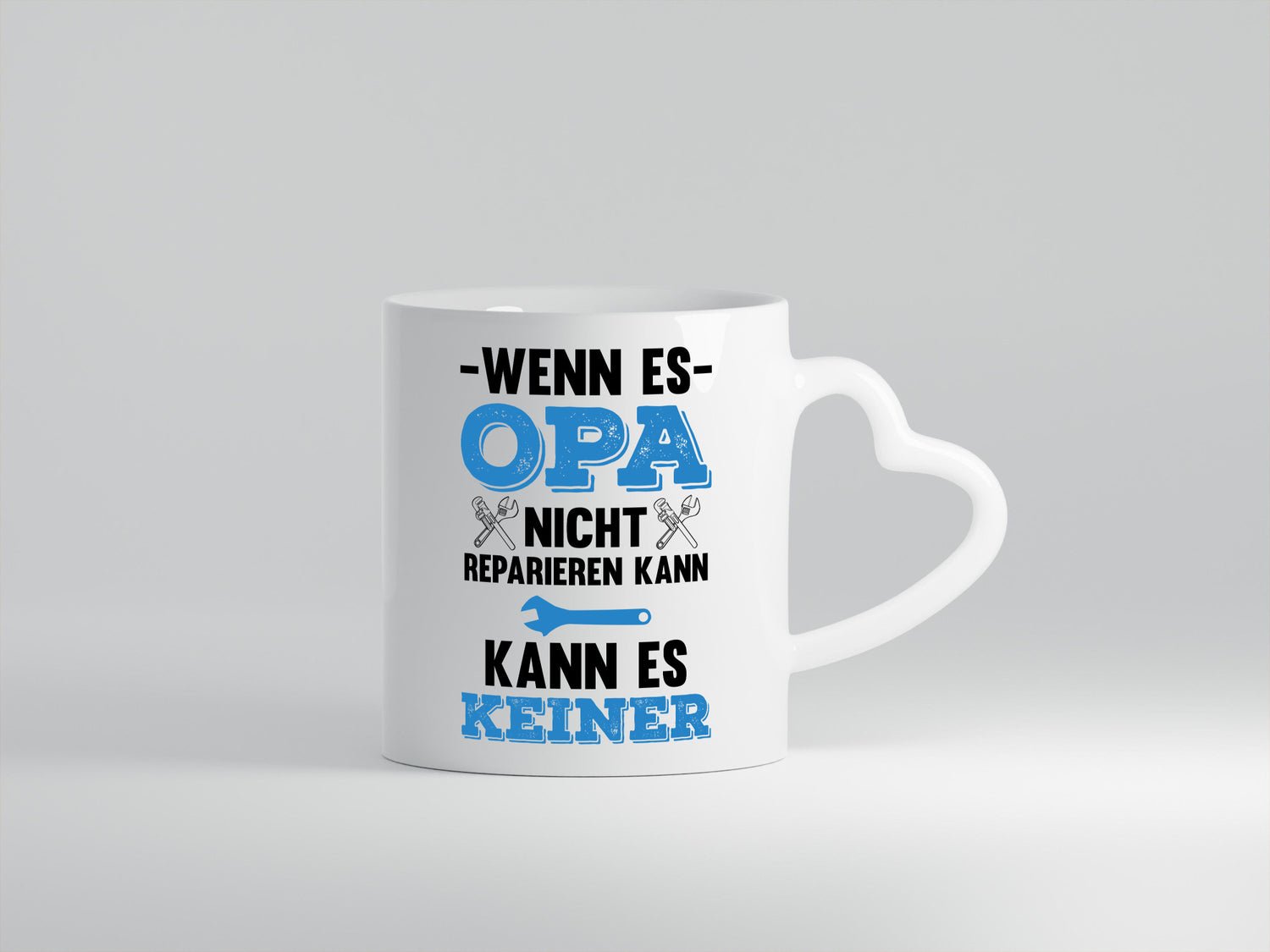 Opa kann es Reparieren wenn nicht keiner Humor Familie Geschenkidee Tasse