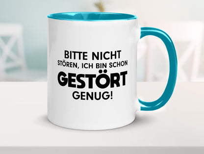 Bitte nicht stören | ich bin gestört Crazy lustig Humor Geschenkidee Geschenk