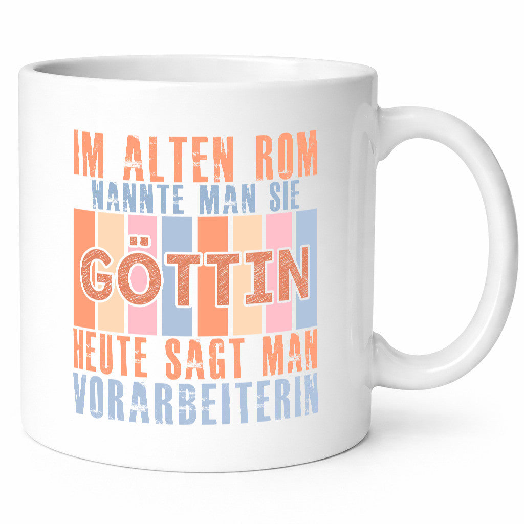 Heute sagt man: Vorarbeiterin | Kollegin Teamleiter lustiger Spruch Geschenk
