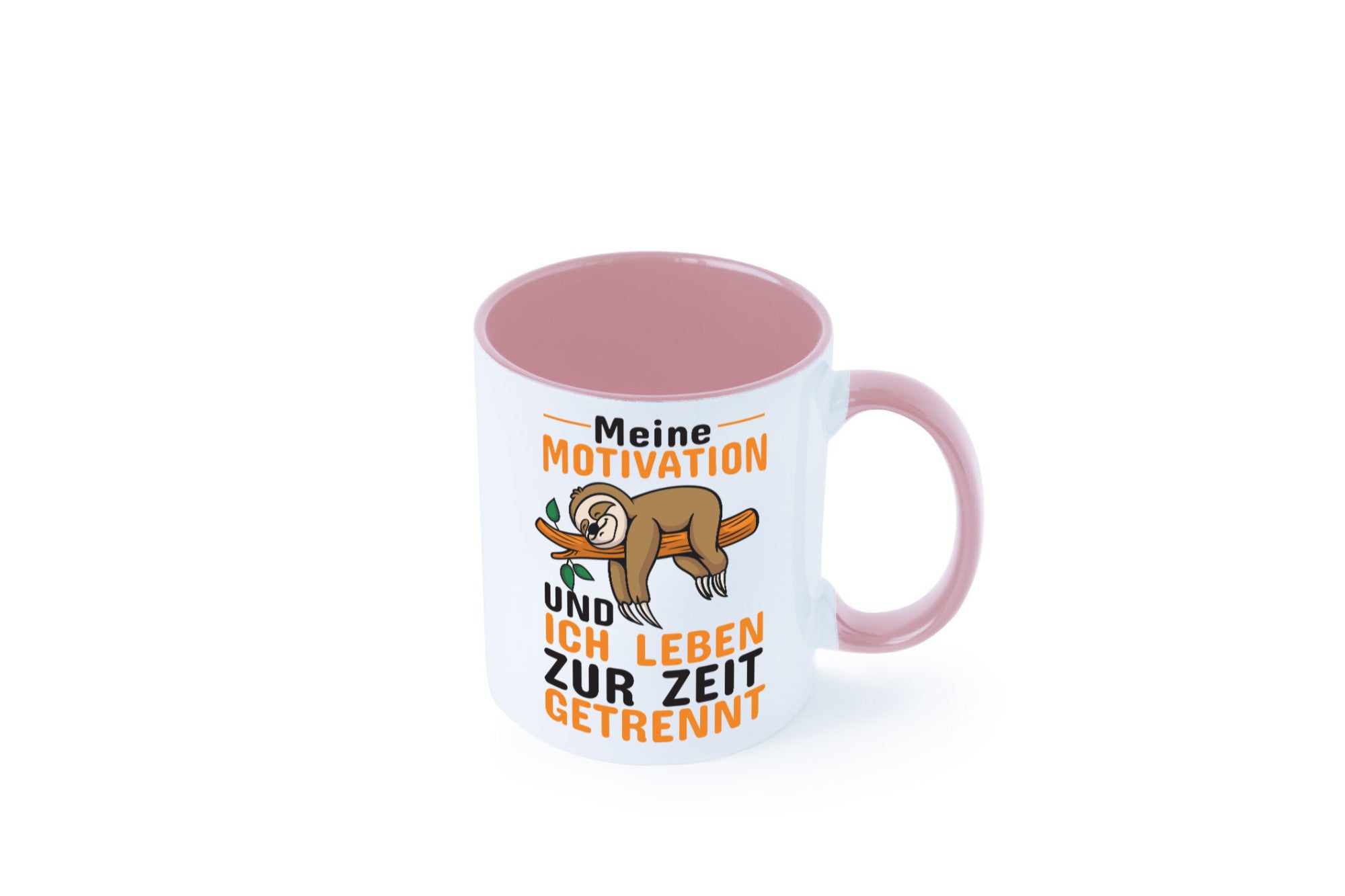 Keine Motivation | Faultier Tasse Büro Humor faul Geschenk Arbeit Kollegen