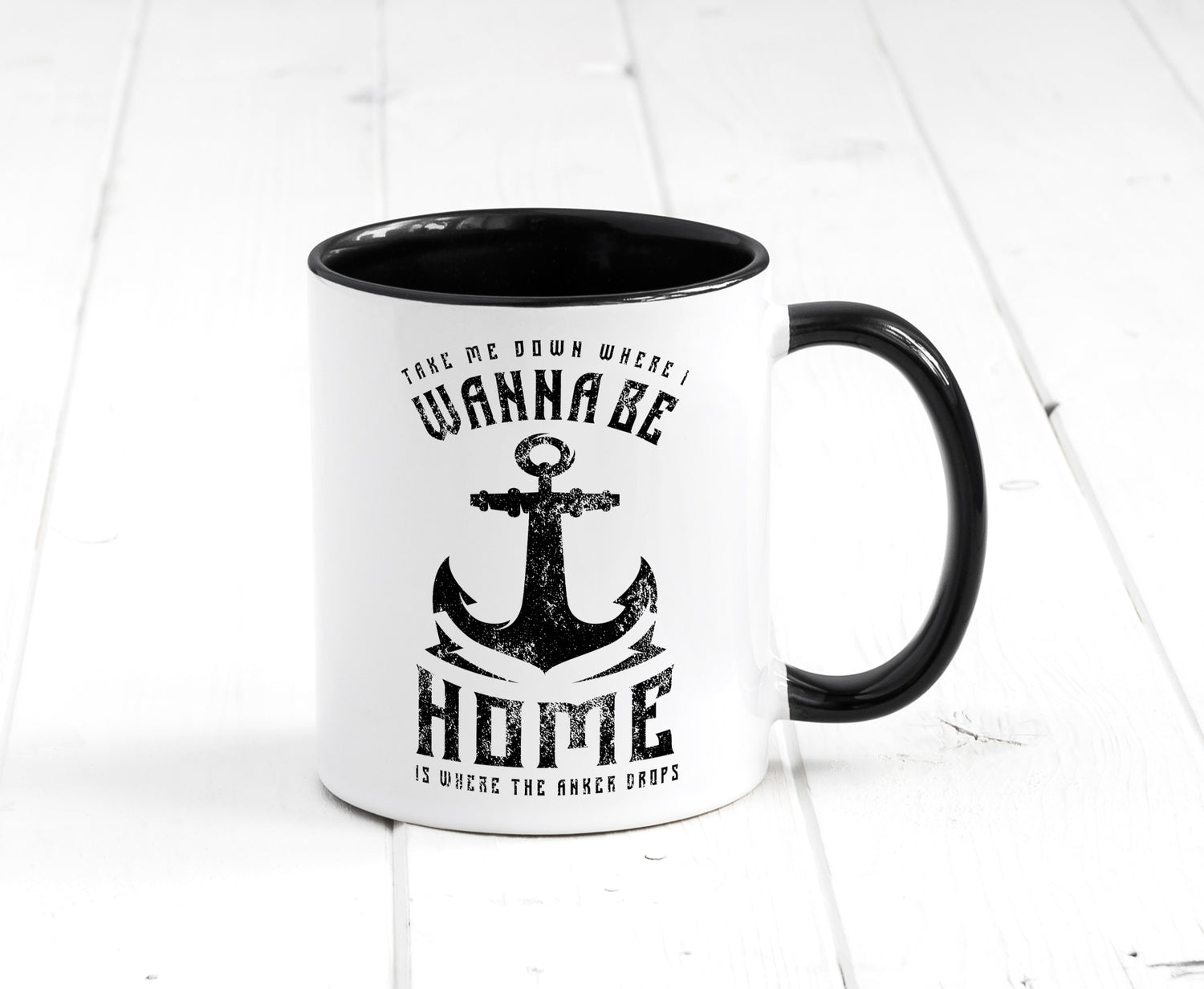 Bring mich da hin, wo ich sein will - Anker werfen lustiger Spruch Geschenk