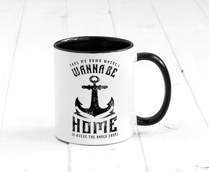 Bring mich da hin, wo ich sein will - Anker werfen lustiger Spruch Geschenk