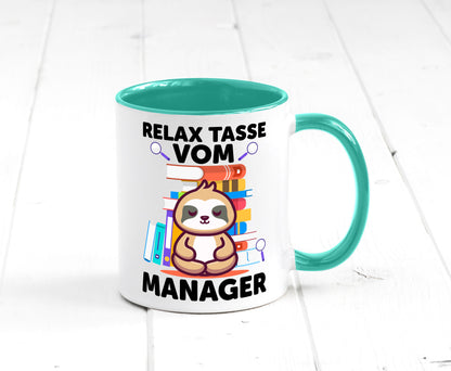 Relax Tasse: Manager | Management lustig Humor Geschenkidee Geschenk Tasse