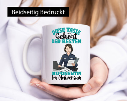 Im Universum: Disponentin | Zuteilerin Geschenk Humor Geschenkidee lustiger