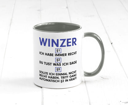 Ich habe immer Recht Winzer | Weinbauer Wein lustig Humor Geschenkidee Geschenk