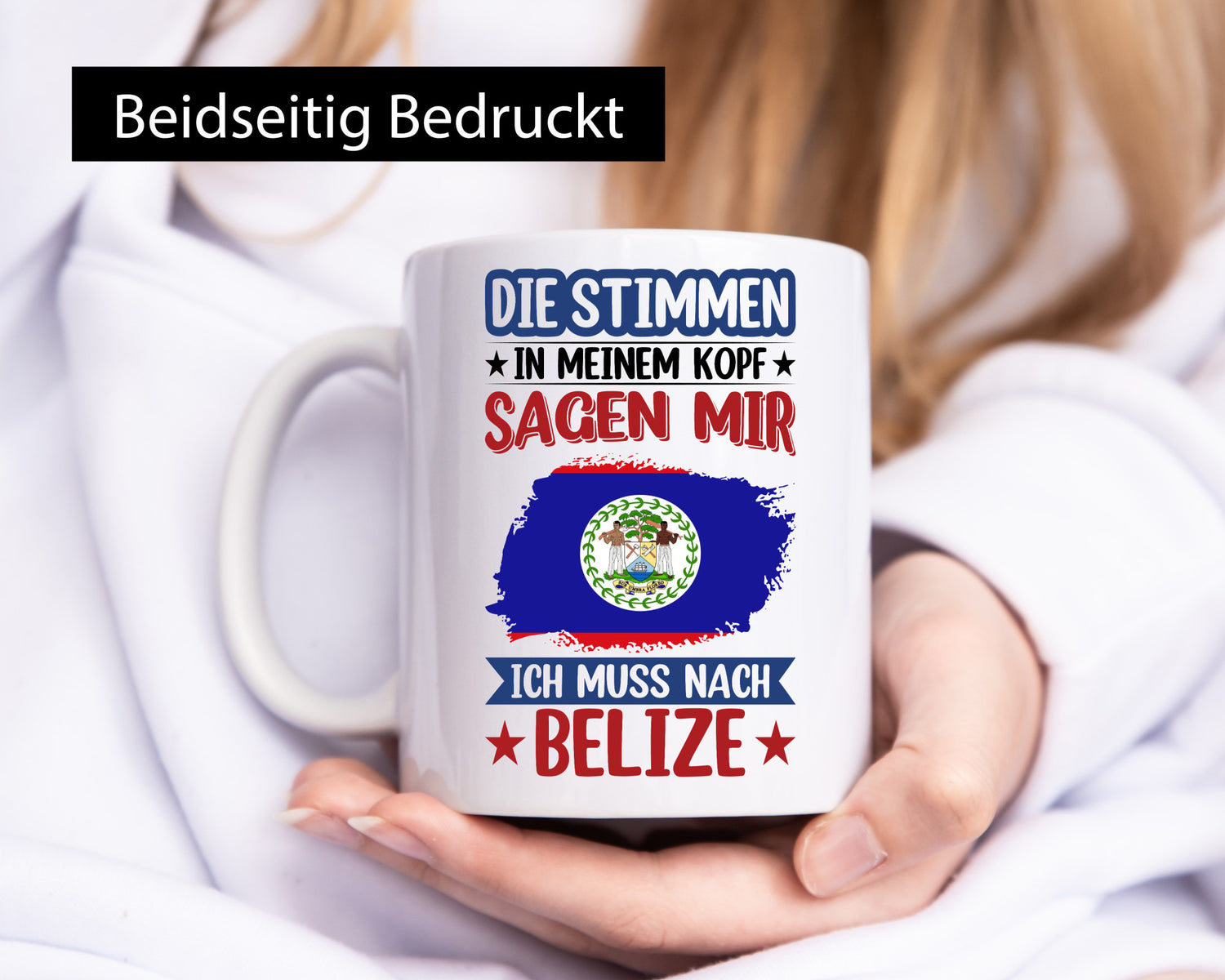 Belize | Urlaub Stimmen in meinem Kopf Traumland lustiger Spruch Geschenk Humor
