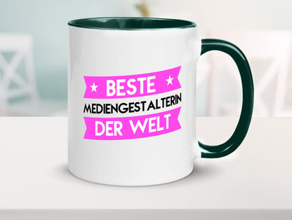 Beste Mediengestalterin | Medien lustiger Spruch Geschenk Humor Geschenkidee