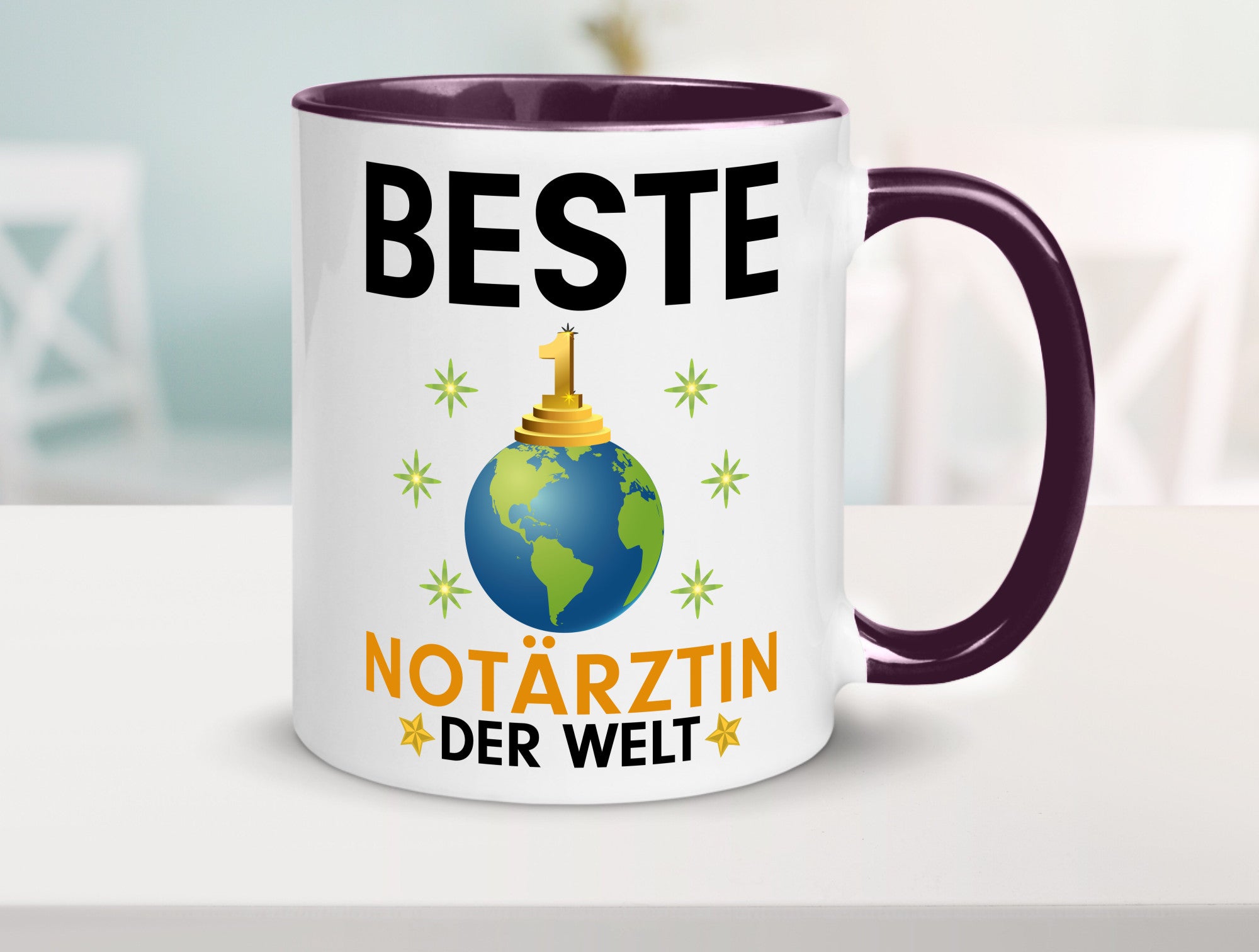 Welt Beste Notärztin | Ärztin lustig Humor Geschenkidee Geschenk Tasse