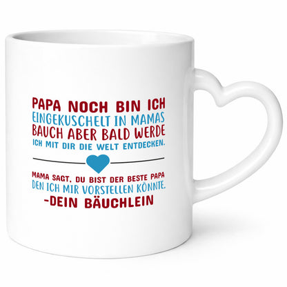 Schwangerschaft | Vaterschaft Tasse Papa Spruch Geschenk Familie Geschenkidee