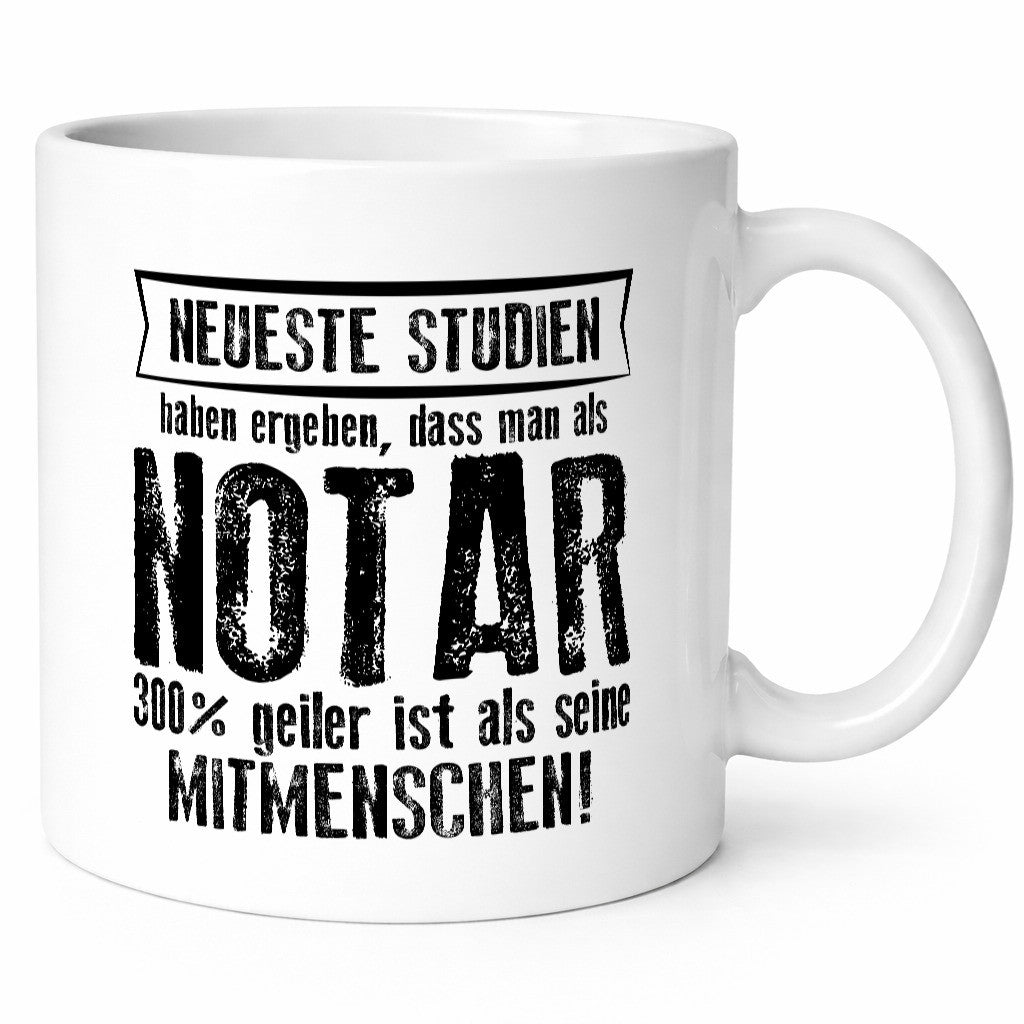 Neuste Studien: Notar | Jurist Humor Geschenkidee Tasse