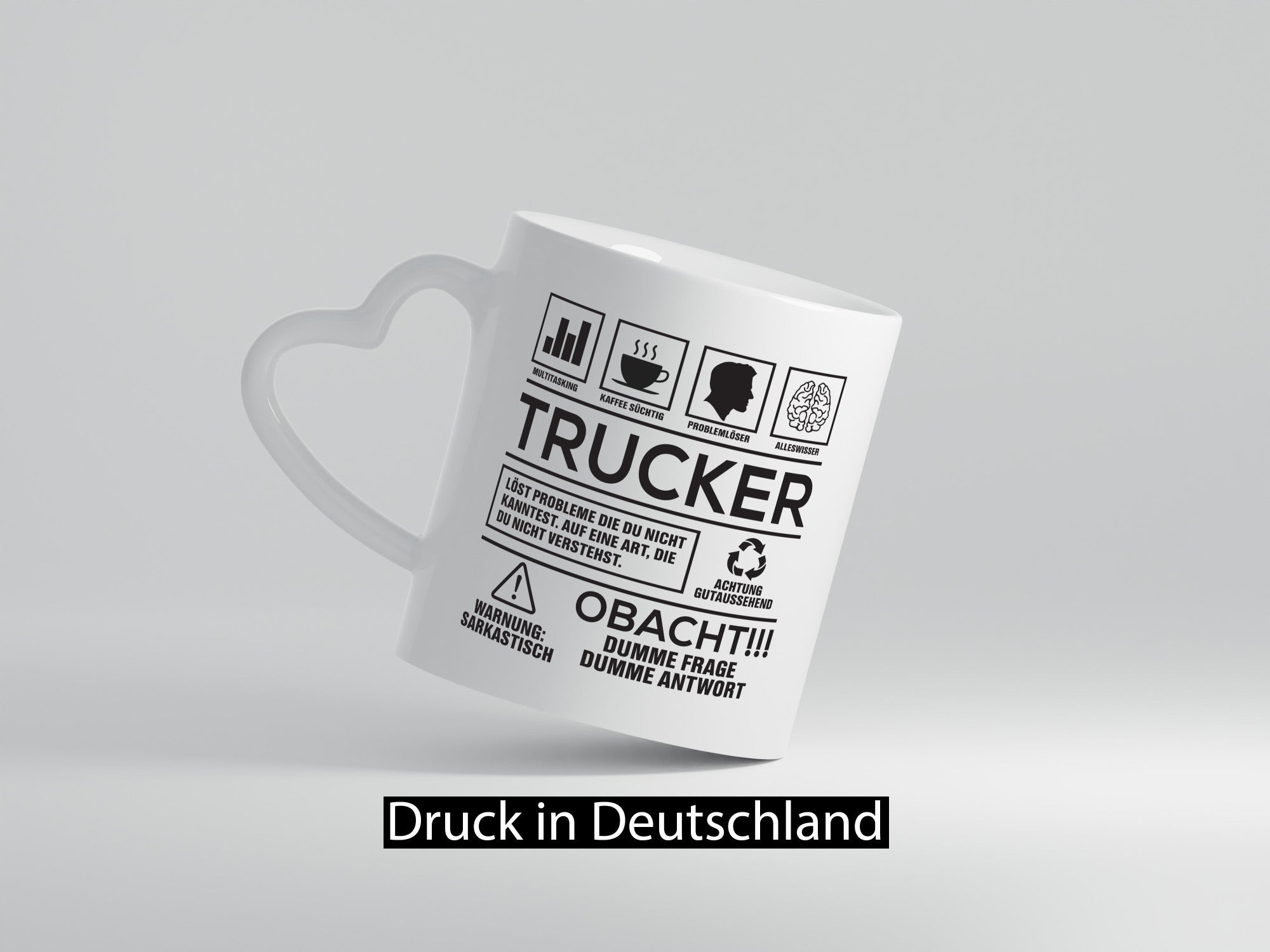 Attention Problems Trucker | Truck Driver Profession Funny Saying Gift Work
