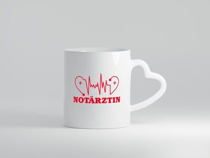 Notärztin Motiv | Herzschlag Ärztin Stethoskop Geschenk Humor Geschenkidee