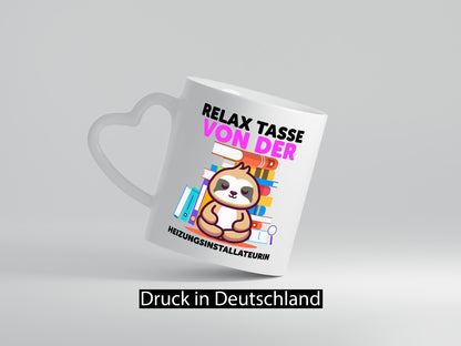 Relax Tasse: Heizungsinstallateurin | Heizung lustig Humor Geschenkidee