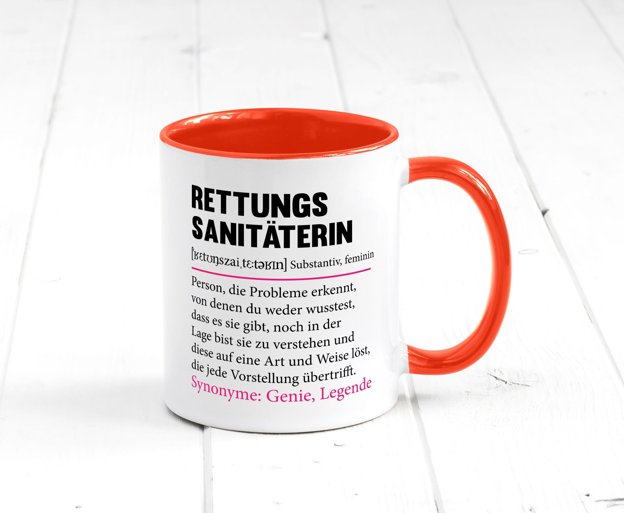 Rettungssanitäterin | Beruf Sanitäter Spruch v2 Humor Arbeit Kollegen Büro