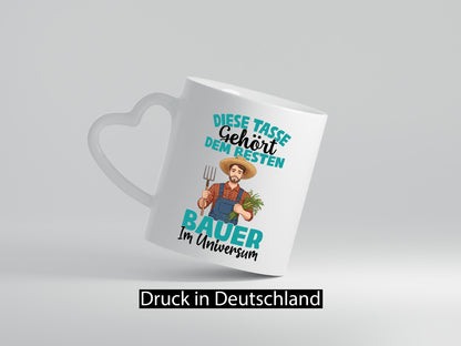 Im Universum: Bauer | Bauernhof Landwirtschaft lustiger Spruch Geschenk Humor